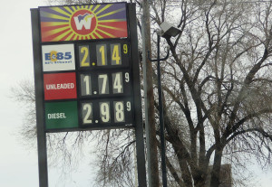 Recent gas prices in Colorado Springs were among the nation's lowest in decades.